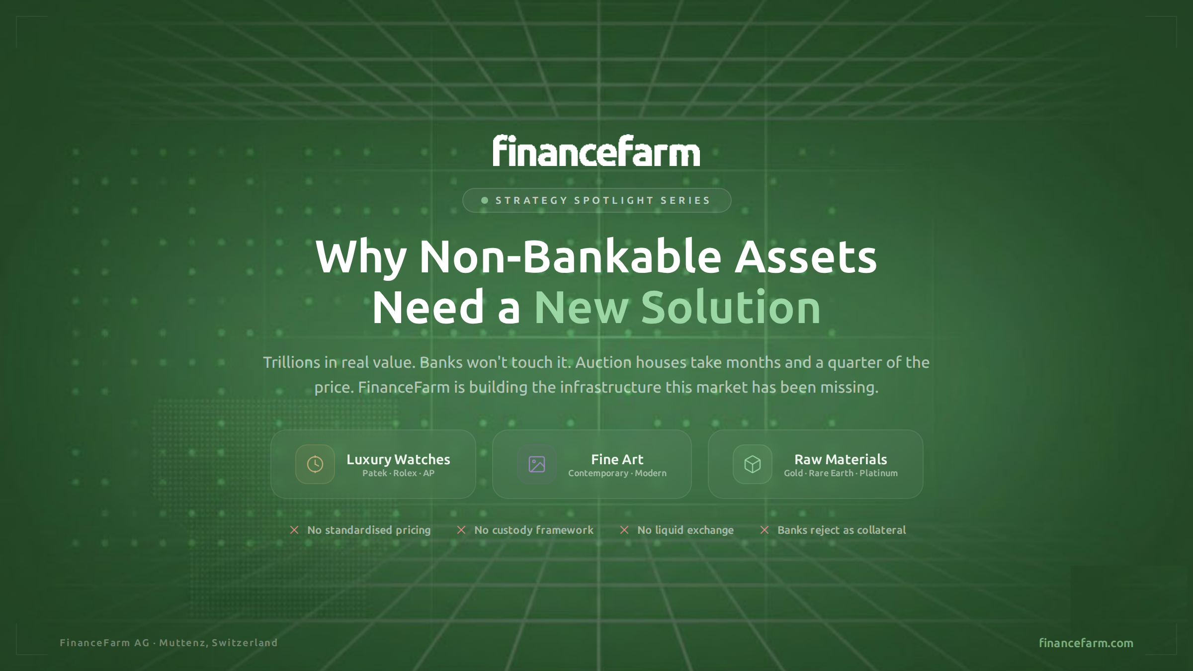 Why Non-Bankable Assets Need a New Solution And What FinanceFarm Is Building