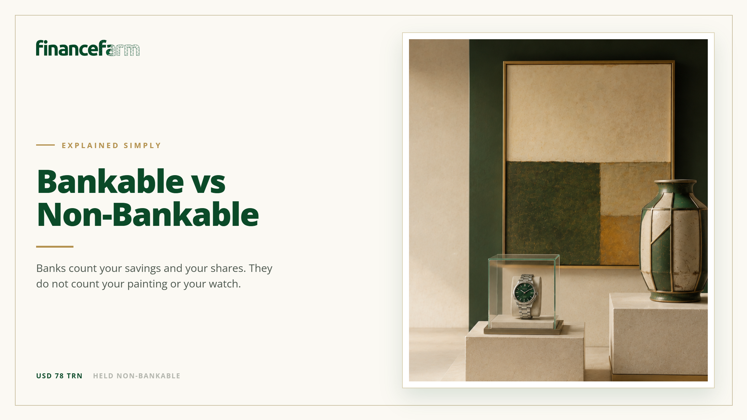 Bankable vs Non-Bankable Assets: The Difference, Explained Simply
